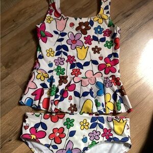 Hanna Andersson Bright Floral Swimsuit